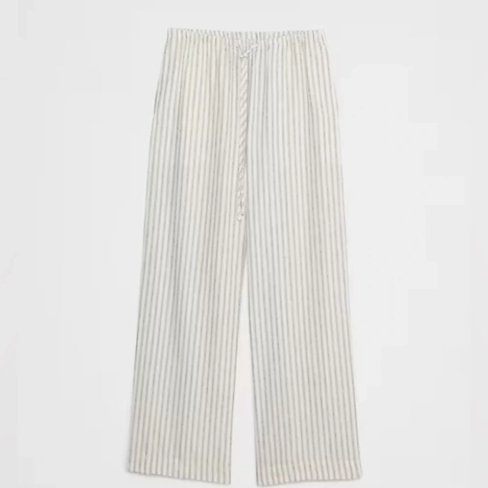 NWT! Banana Republic Black Linen Blend Drawstring Pull On Pant - Size XS🩷 766708